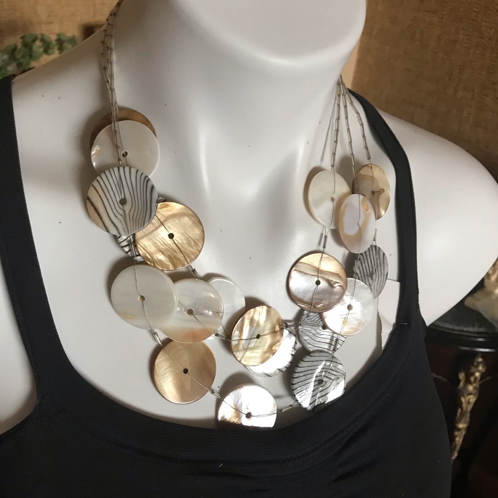NWT  PEARL NECKLACE.   TARA VANESSA Collection . 23"